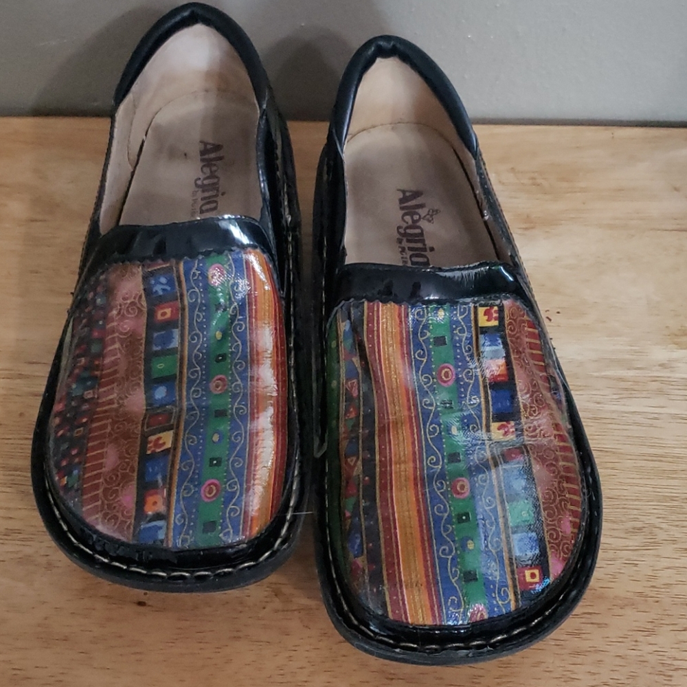 ALEGRIA Size 42/10 Black Multi